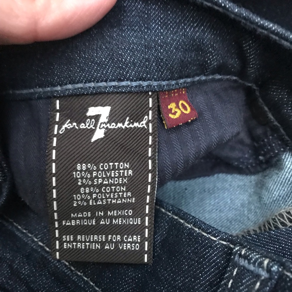 Dark Blue Denim Jeans - Picture 4 of 5
